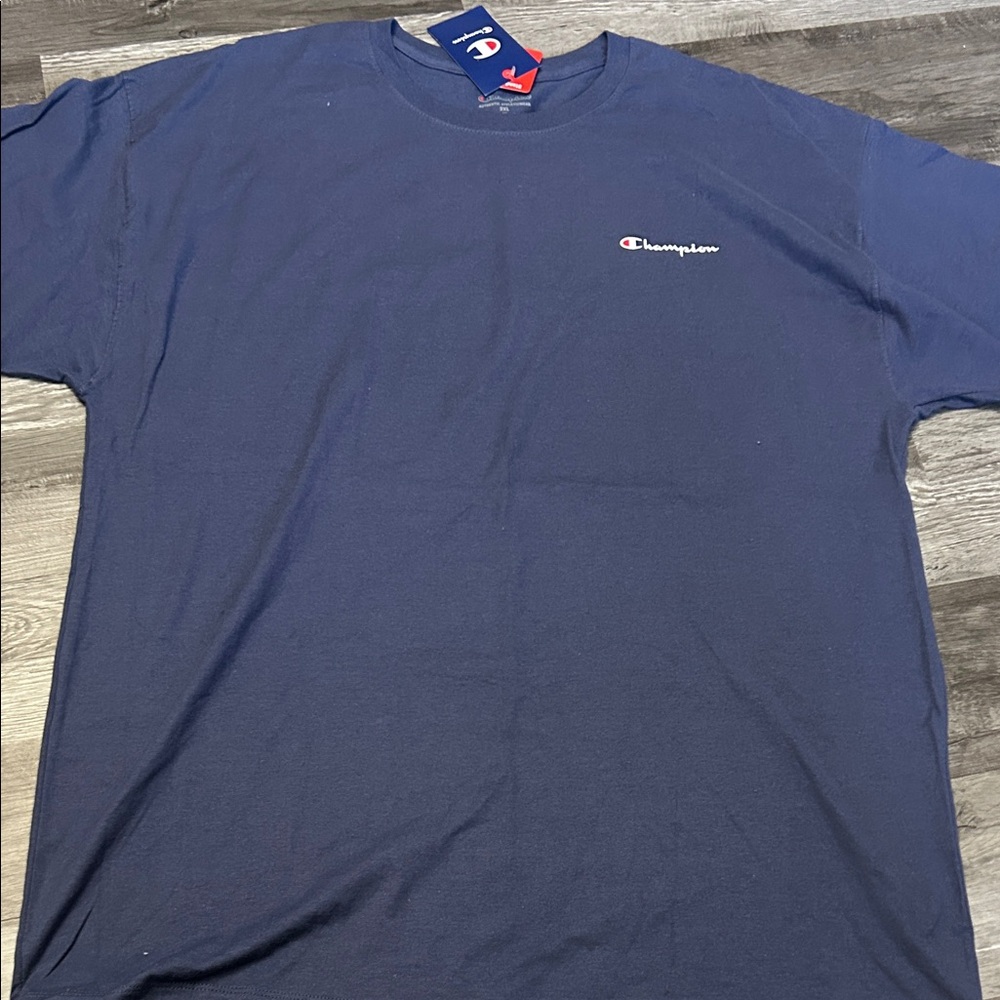 Champion Men's Short Sleeve Tee in Deep Blue